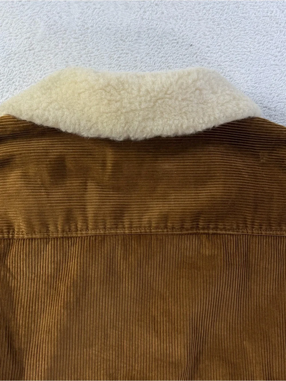 A.P.C. Paris Gilles Corduroy Sherpa Collar Bomber Jacket XXL Fits Men’s US XL